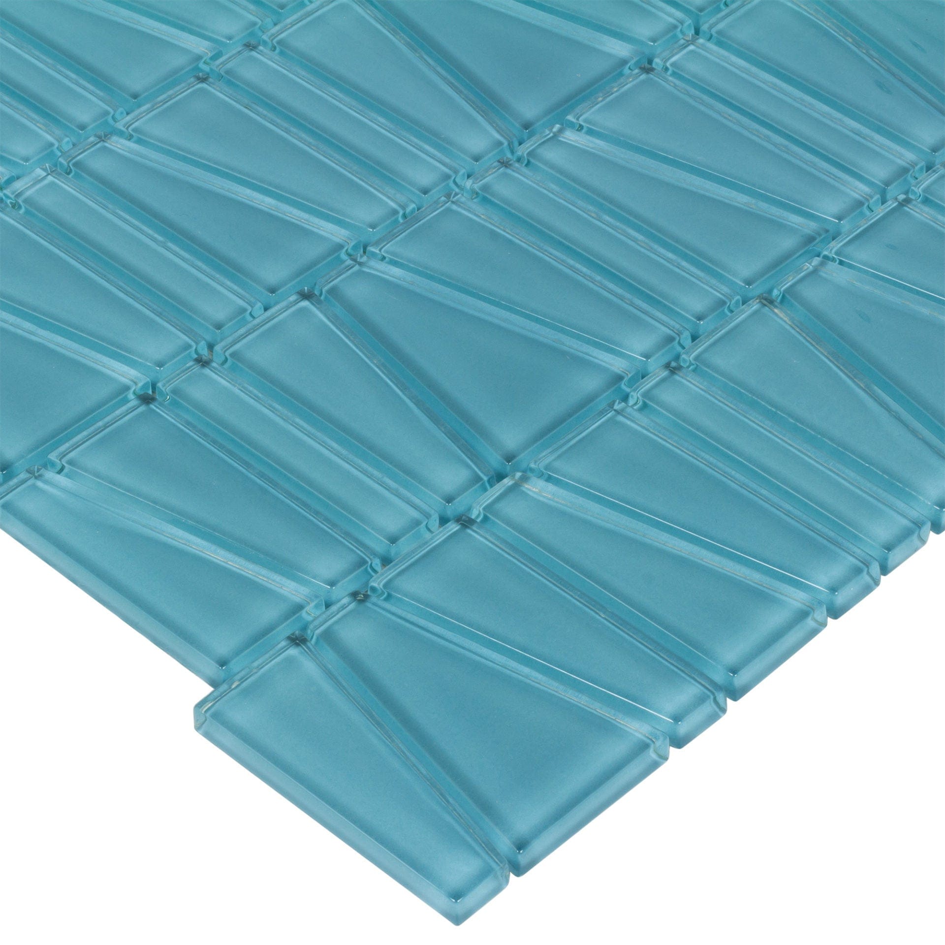 Fringe Aqua Sea Glass Tile - Tiles and Deco