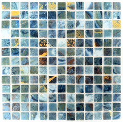 Mythos Dark 1x1 Glass Pool Tile