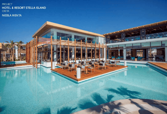 Neutral Shades pool tile