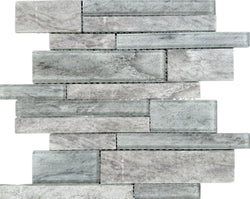 Rock Grey Linear Pool Tile - Tiles and Deco