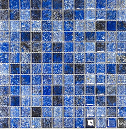 Island Cobalt Glass Tile 1X1