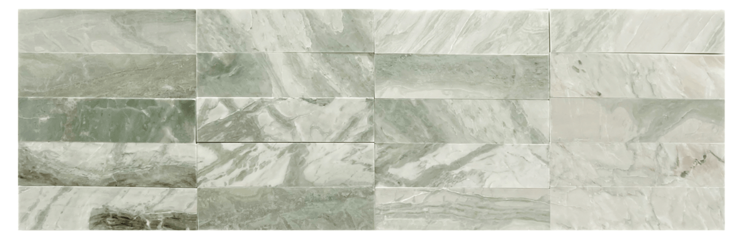 GREEN MARBLE BRICK 2.5X10 - Tiles and Deco