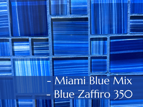 Blue Pool Tile Sapphire Grout 350