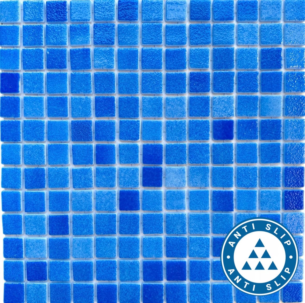Foggy Nieblas Medium Blue Antislip Tile - Tiles and Deco