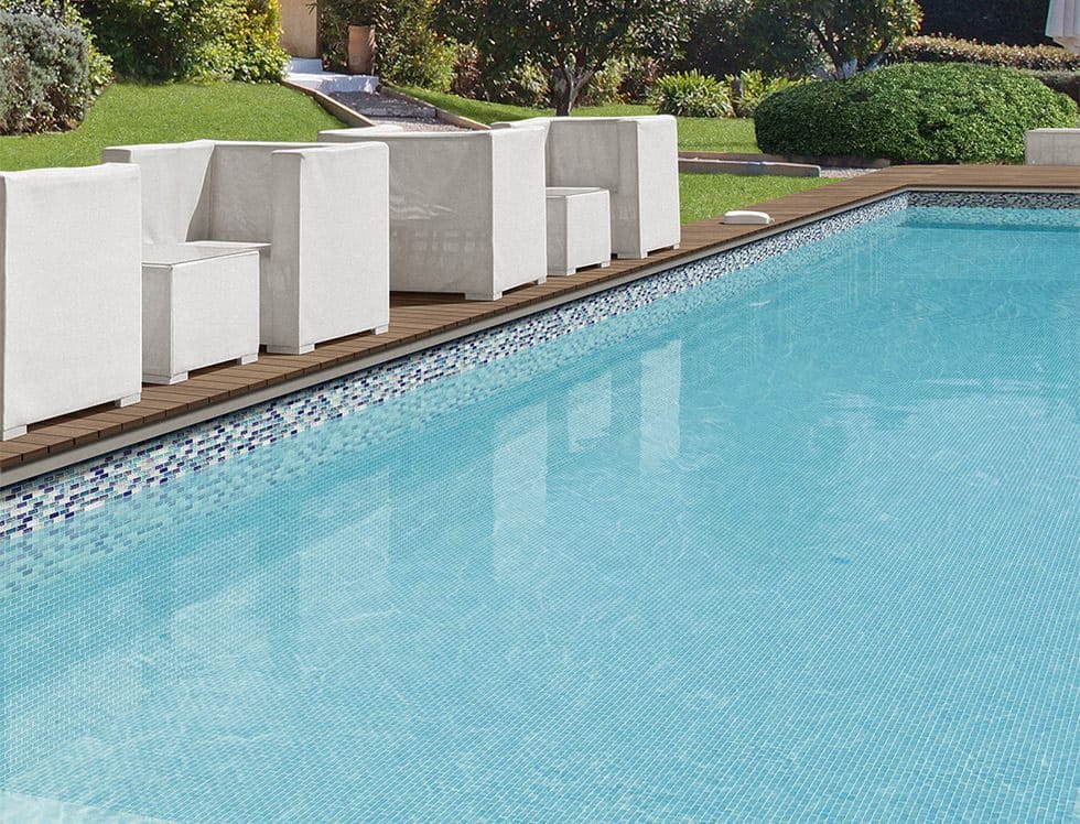 Neptune Blue Blend 1x1 Pool Tile