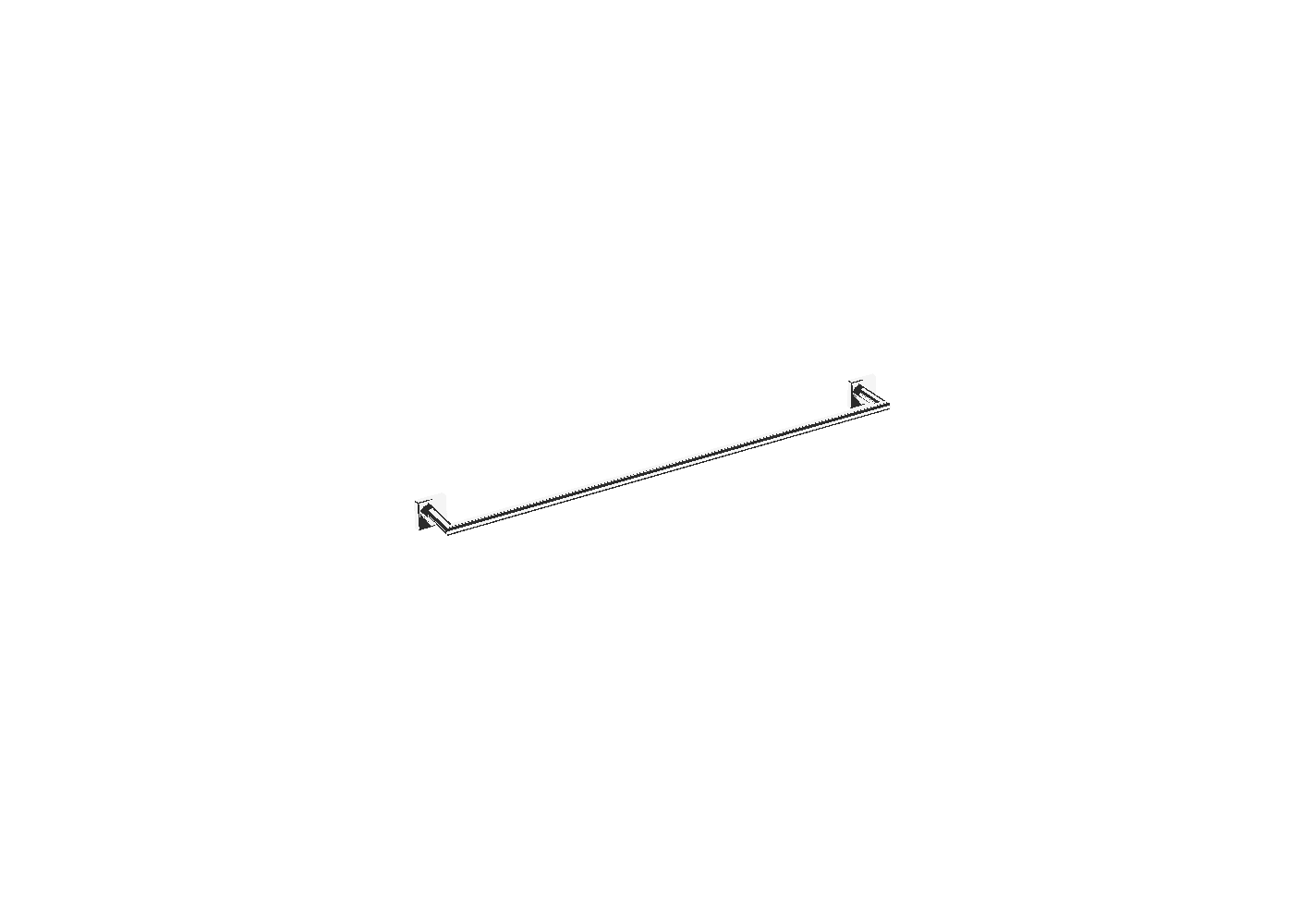 Neoclassic Towel Rack 16 Inches