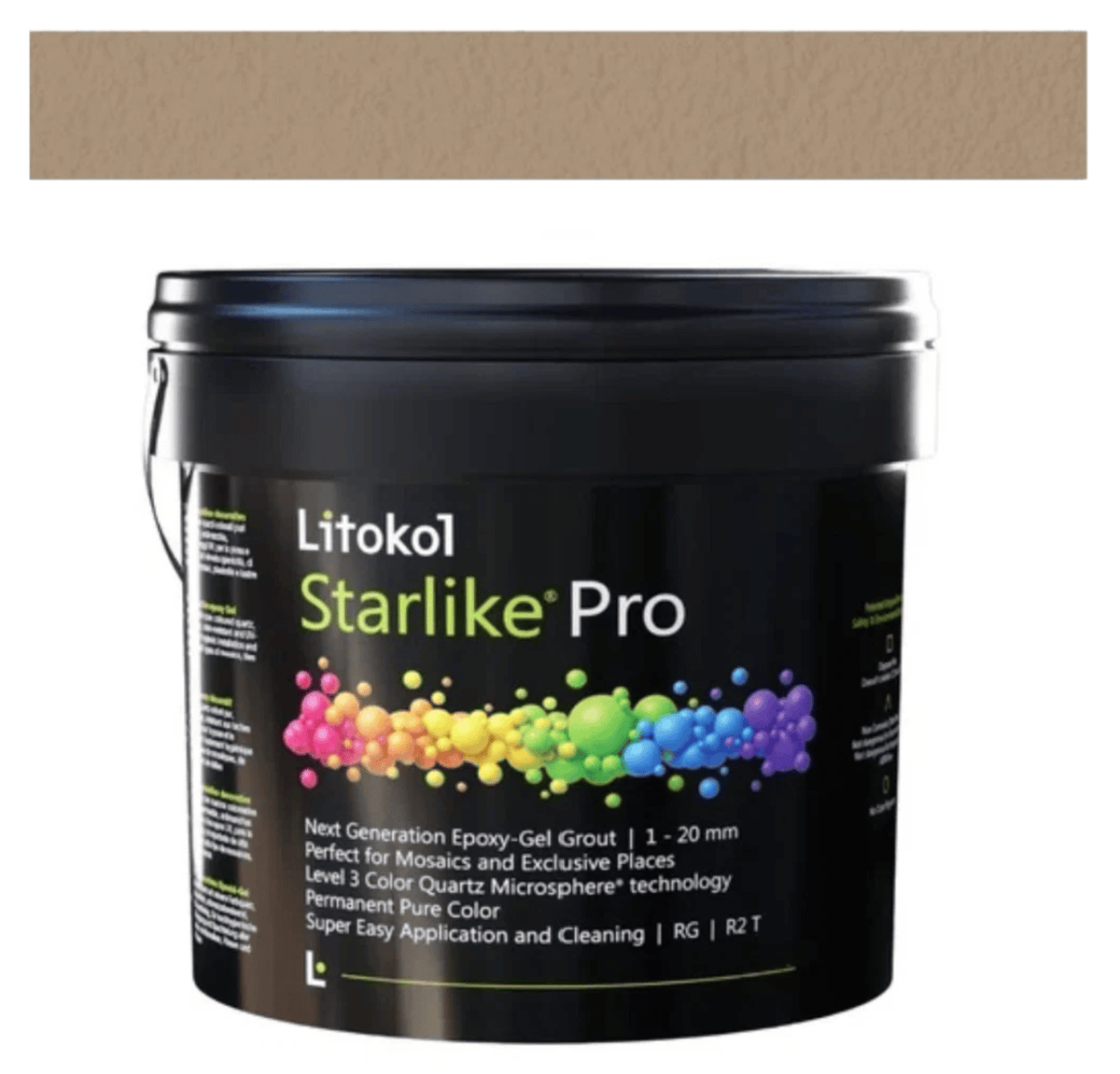 STARLIKE PRO 45 OCRA AVANA, 5.5LB PAIL - TILE GROUT - Tiles and Deco