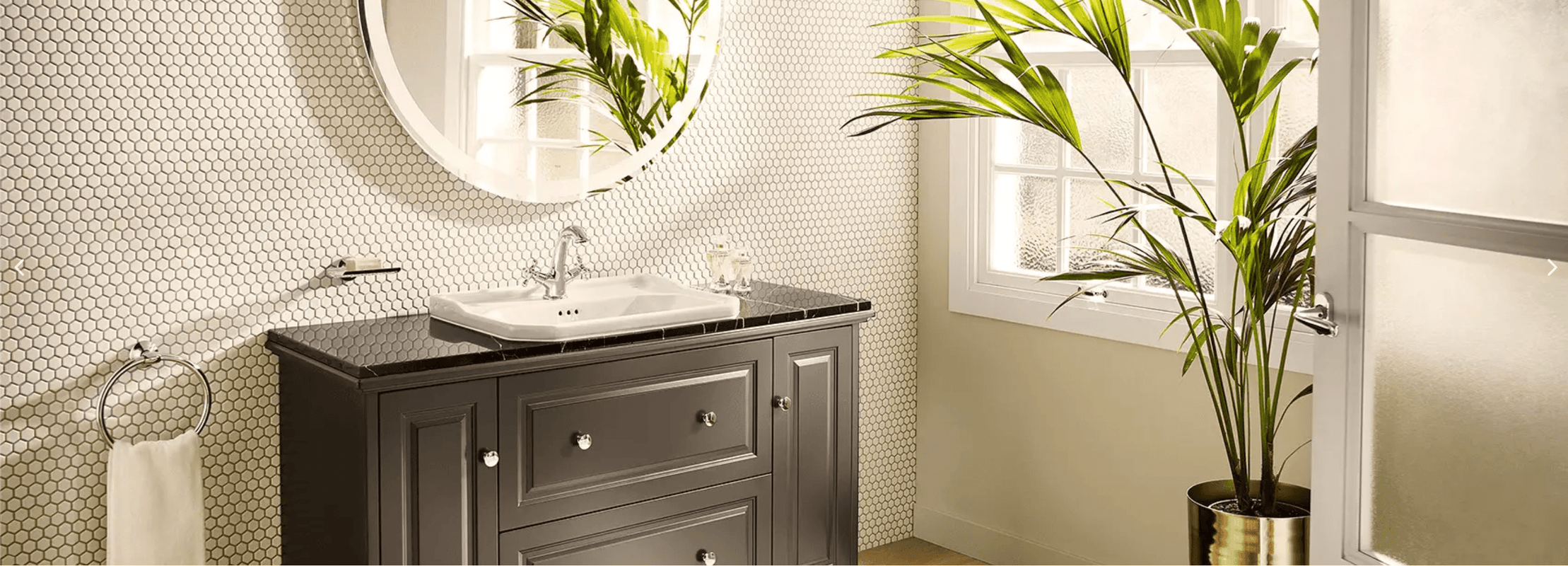 Bathroom Porcelain Mosaic Penny round