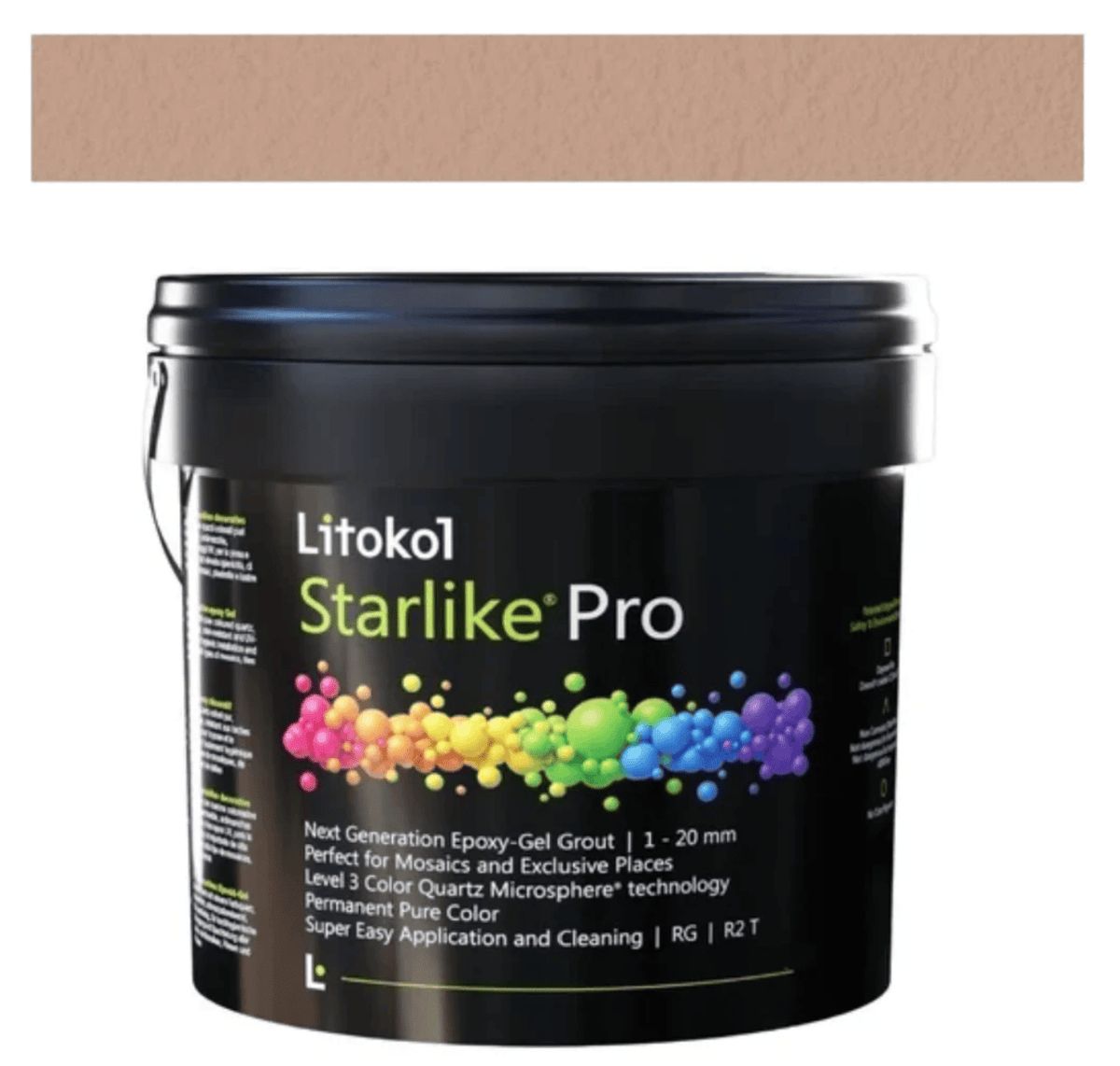 STARLIKE PRO 43 ROSA DI NAPOLI, 5.5LB PAIL - TILE GROUT - Tiles and Deco