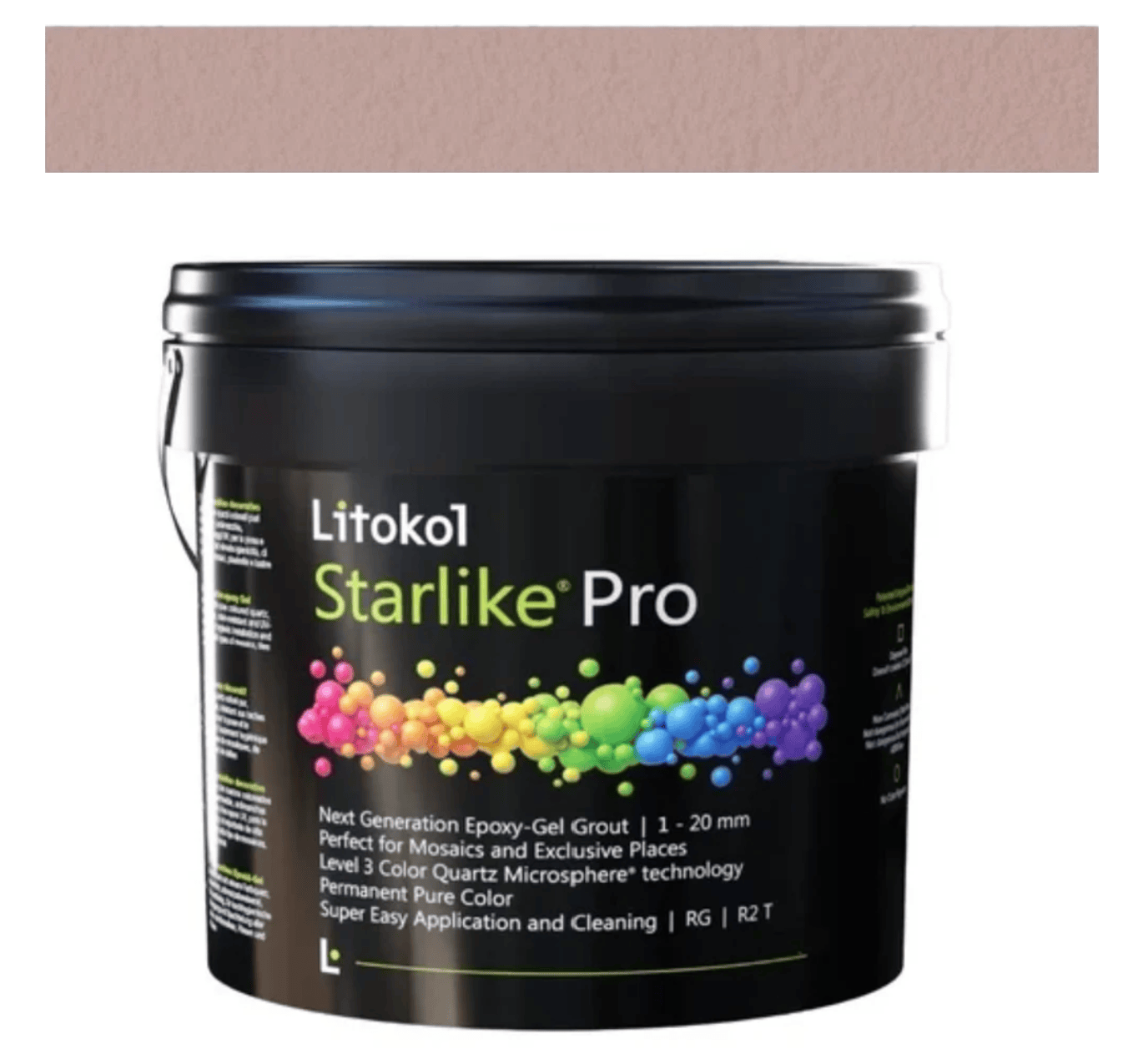 STARLIKE PRO 54 ROSA TURCA, 5.5LB PAIL - TILE GROUT - Tiles and Deco