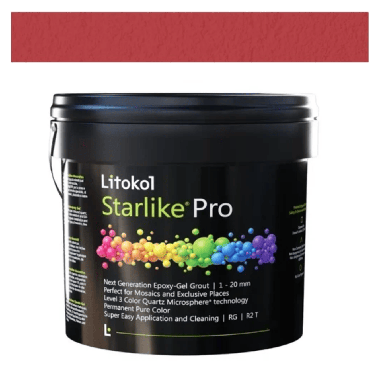 STARLIKE PRO 50 ROSSO VENEZIA, 5.5LB PAIL - TILE GROUT - Tiles and Deco