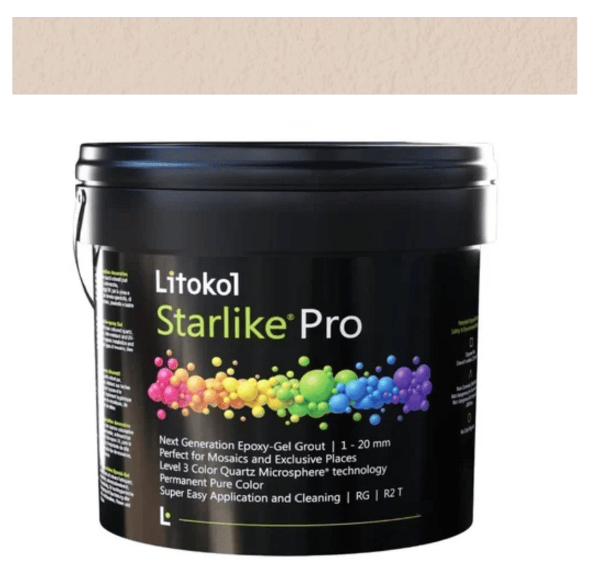 STARLIKE PRO 52 SABBIA ROSA, 5.5LB PAIL - TILE GROUT - Tiles and Deco