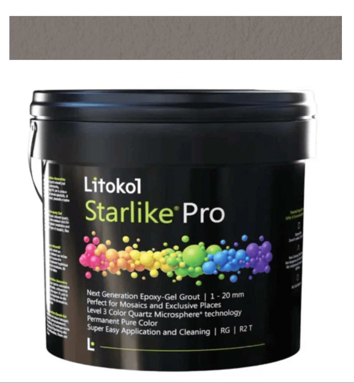 STARLIKE PRO 17 SABBIA GRIGIA, 5.5LB PAIL - TILE GROUT - Tiles and Deco