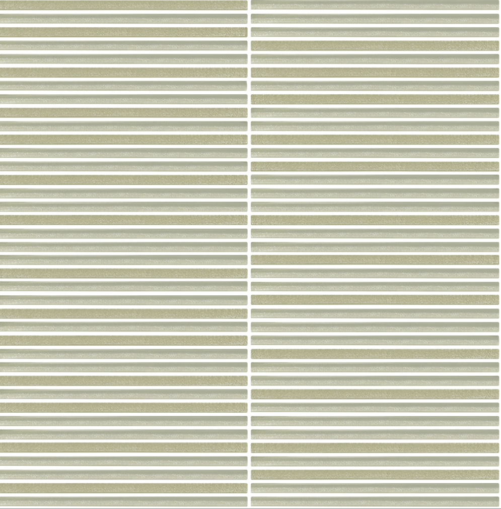 LUX Sandstone 12"x12" Fluted Recycled Glass Wall Mosaic
