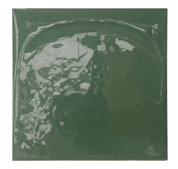 DRIP GREEN 5X5 Glazed Porcelain Tile