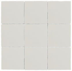 St Tropez White Handmade Subway Ceramic Tile 5x5 - Tiles and Deco