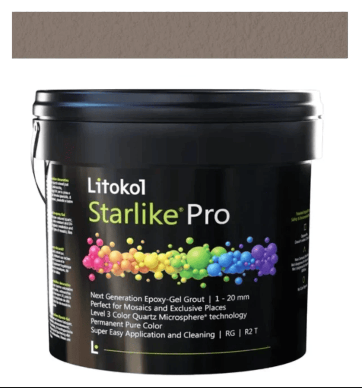 STARLIKE PRO 22 TERRA DI VOLTERRA, 5.5LB PAIL - TILE GROUT - Tiles and Deco