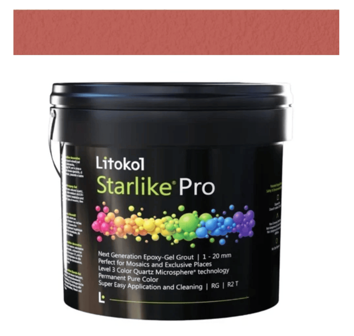 STARLIKE PRO 34 TERRACOTTA, 5.5LB PAIL - TILE GROUT - Tiles and Deco