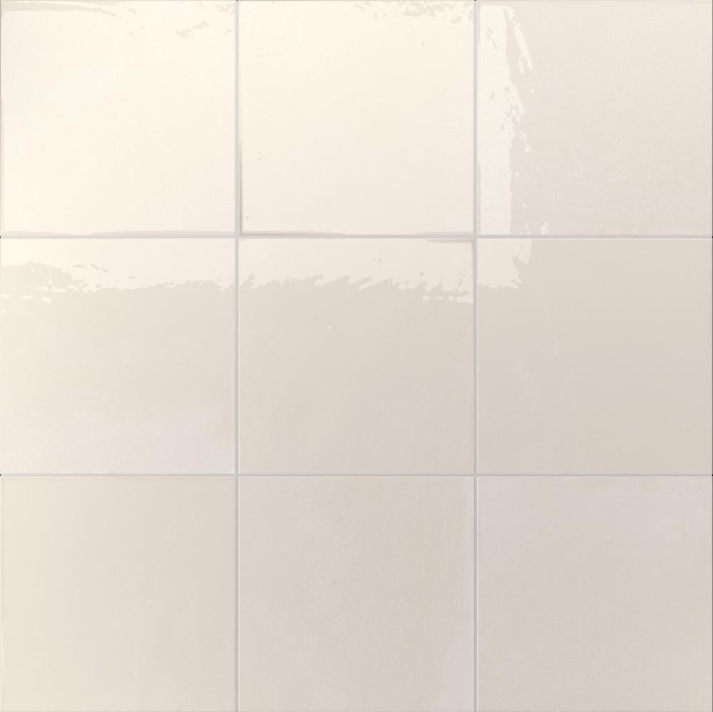 Cement Bone 6x6 Porcelain Gloss - $11.97 / SQFT
