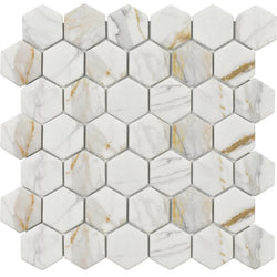 Calacata Gold Hexagon