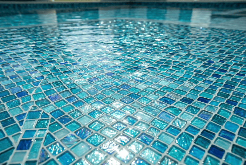 Glass Pool Tiles