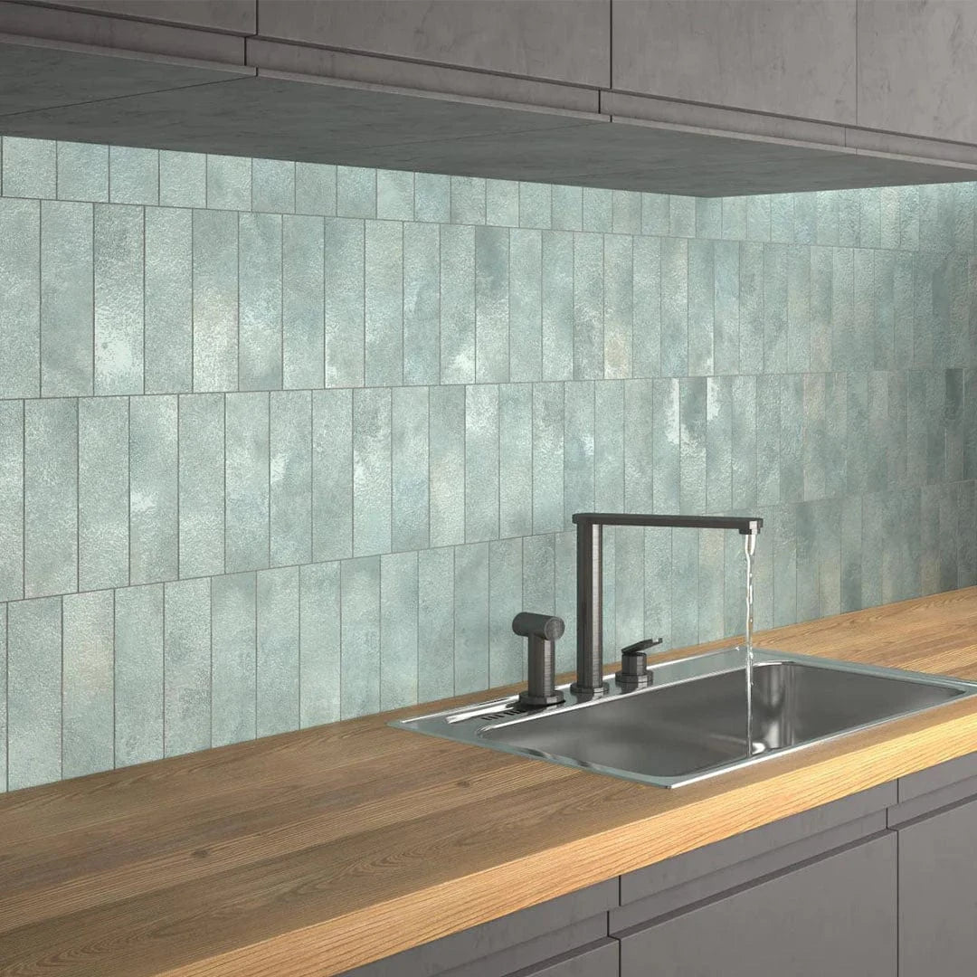 ⁠Greenland Teal Gloss  2.5x9