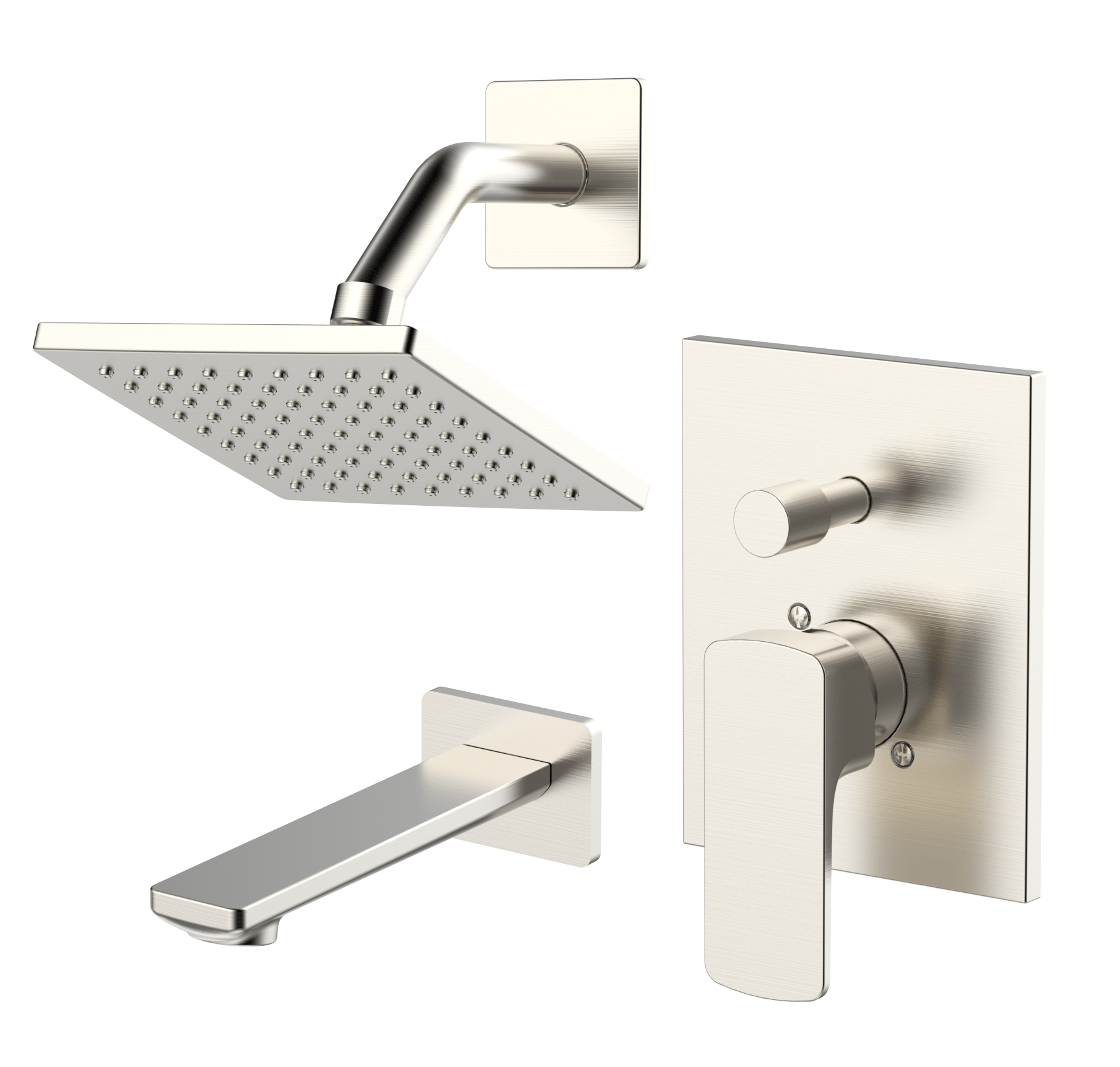 Element - Kit 2 Way Shower - Brushed Nickel