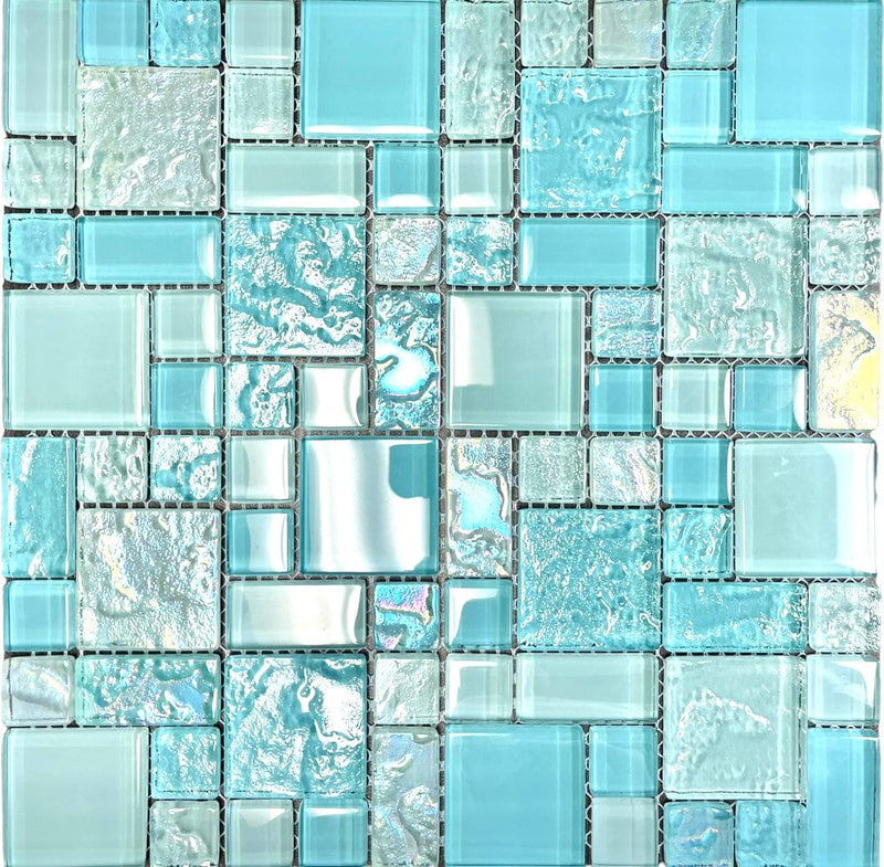Bahamas Aqua Mix Pool Tile - Tiles and Deco