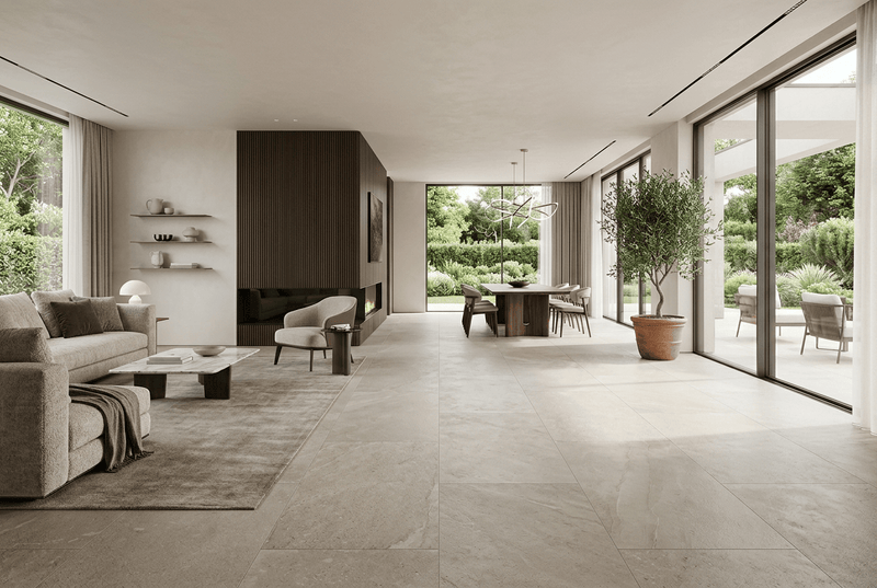 Large-format pool tiles