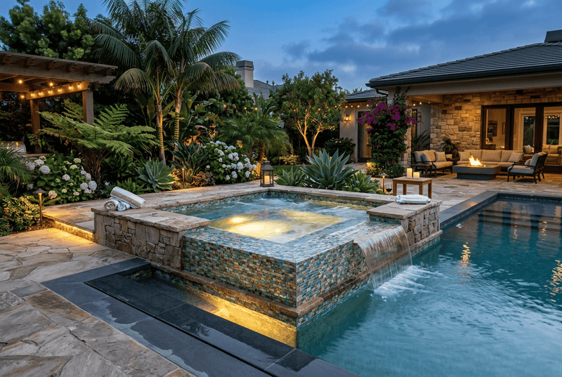 Spa or Raised Feature