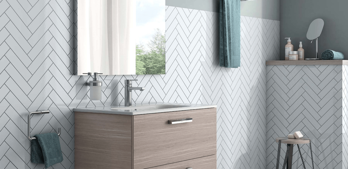 White Gloss Subway Tile 3X6