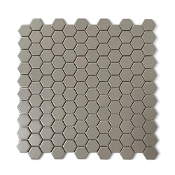 Dark Grey Hexagon Matt 1"x1" - Tiles and Deco