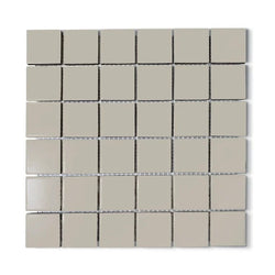 Grey Square Matte 2" x 2" - Tiles and Deco