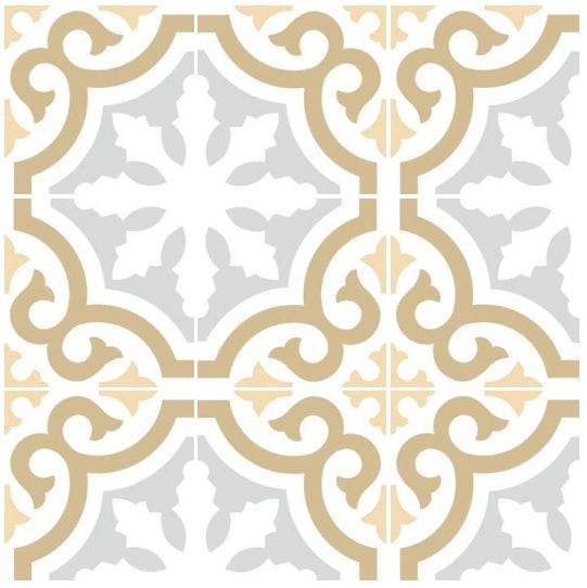 Hydraulic Fond Tile 8″x 8″ - Tiles and Deco