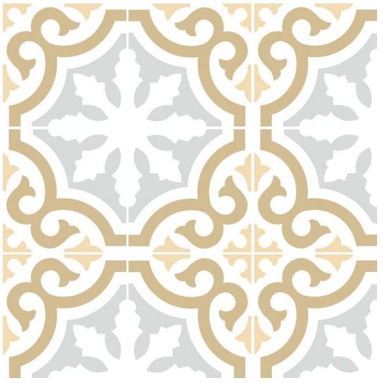 Hydraulic Fond Tile 8″x 8″ - Tiles and Deco