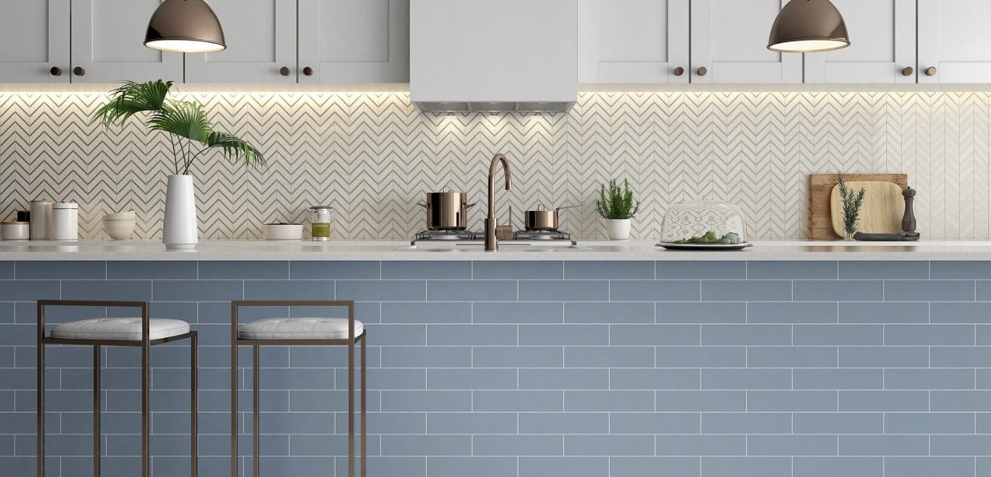 Mosaic Tassos Metal Arrow 10x12 - Tiles and Deco