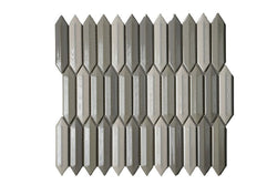 3D Picket Mixed White, Gray & Taupe 12x12 - Tiles and Deco