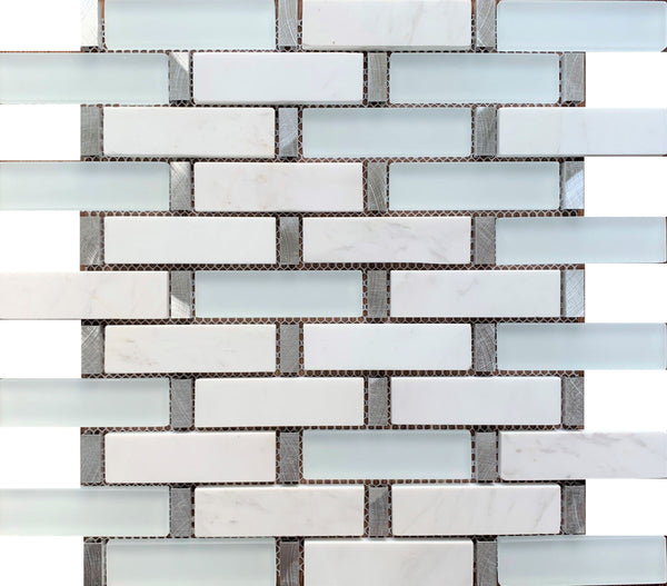 Bianco Artic is great for Accent Walls, Backsplash, Bathrooms - Tiles and Deco