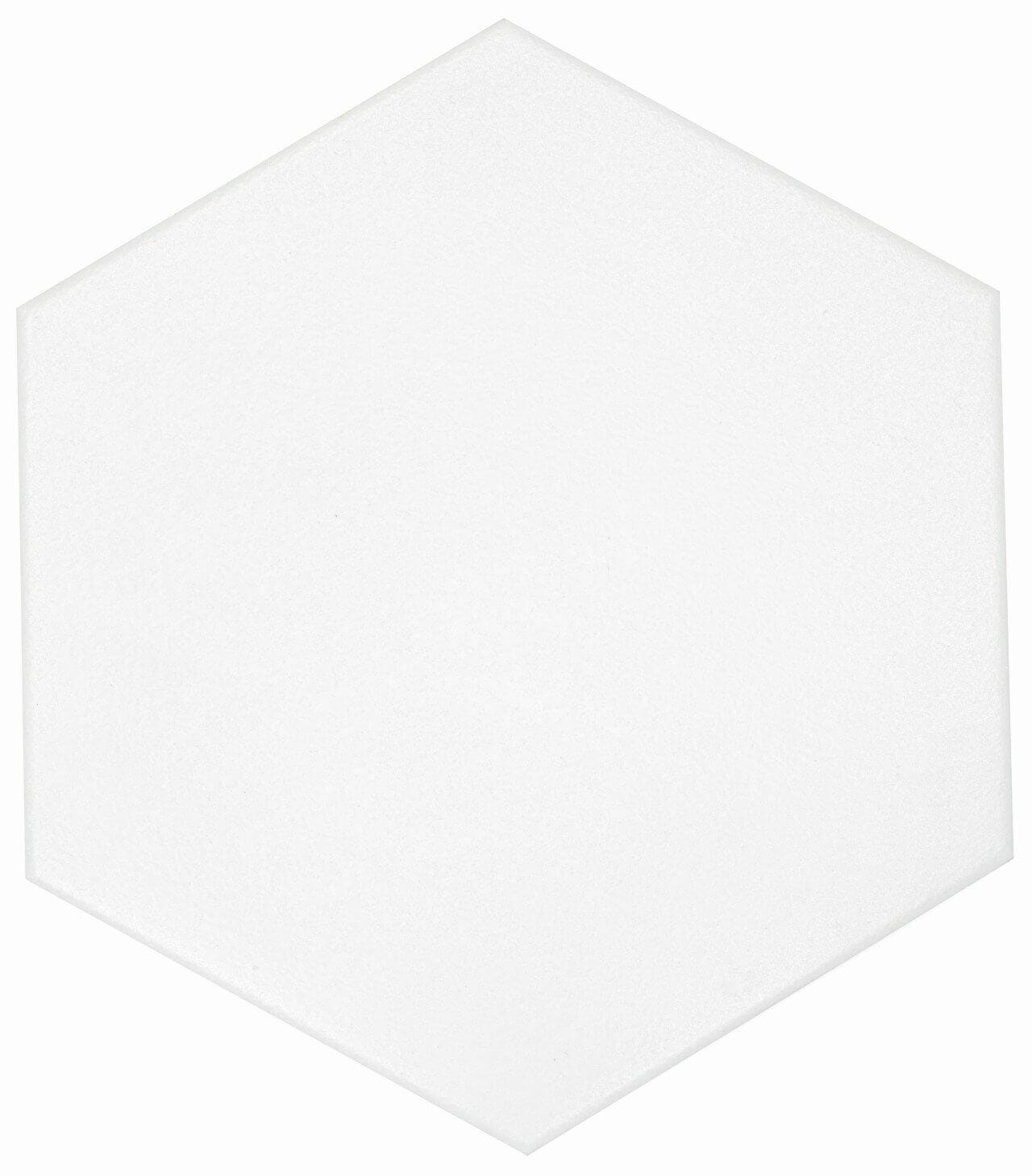 Casablanca Solid White Hexagon Tile 8″x 9″ - Tiles and Deco