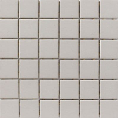 2"X2" Porcelain Mosaic Tender Gray 12" x 12" - Tiles and Deco