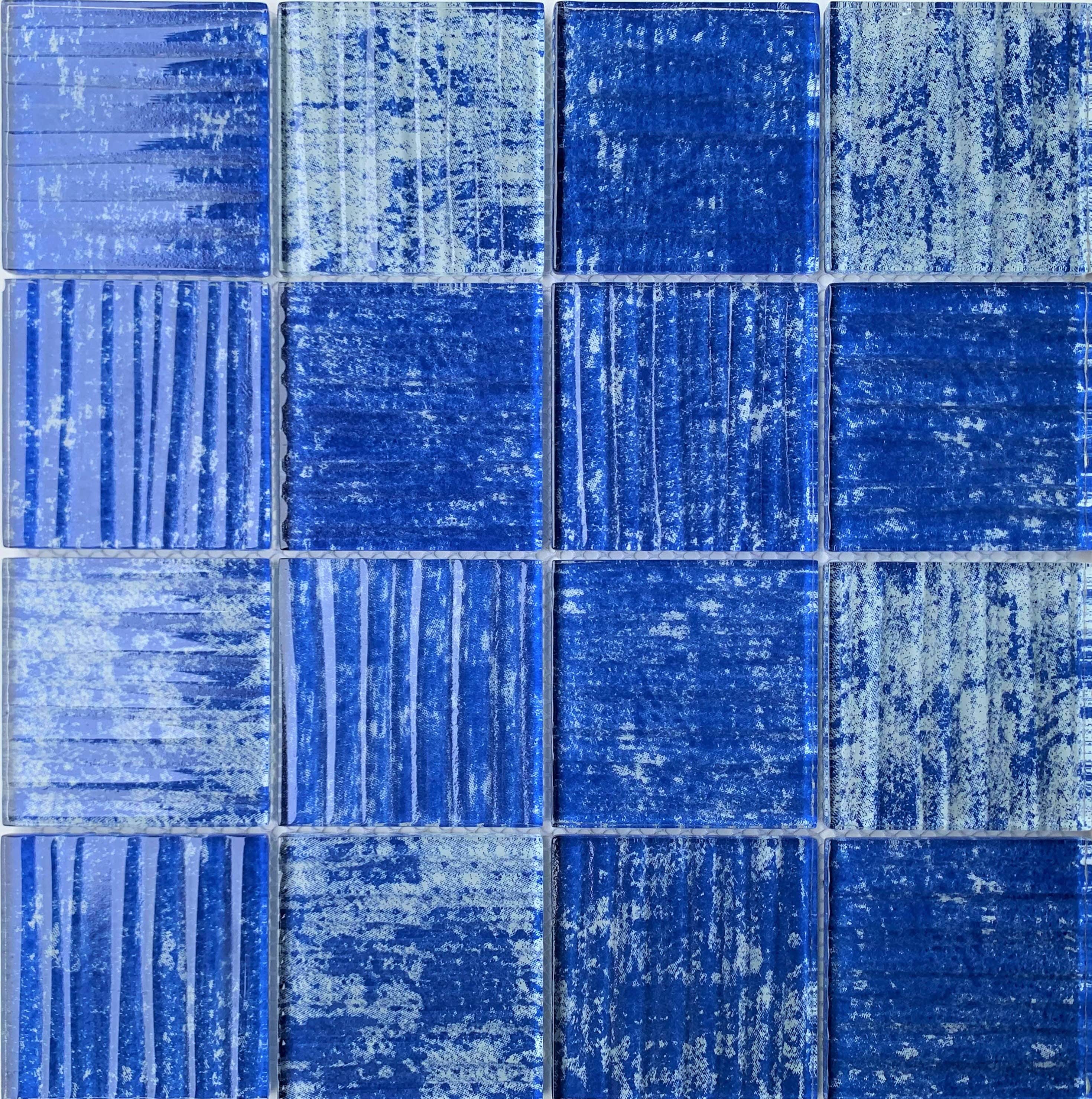 Cascade Light Brush 3x3 - Pool Tile - Tiles and Deco
