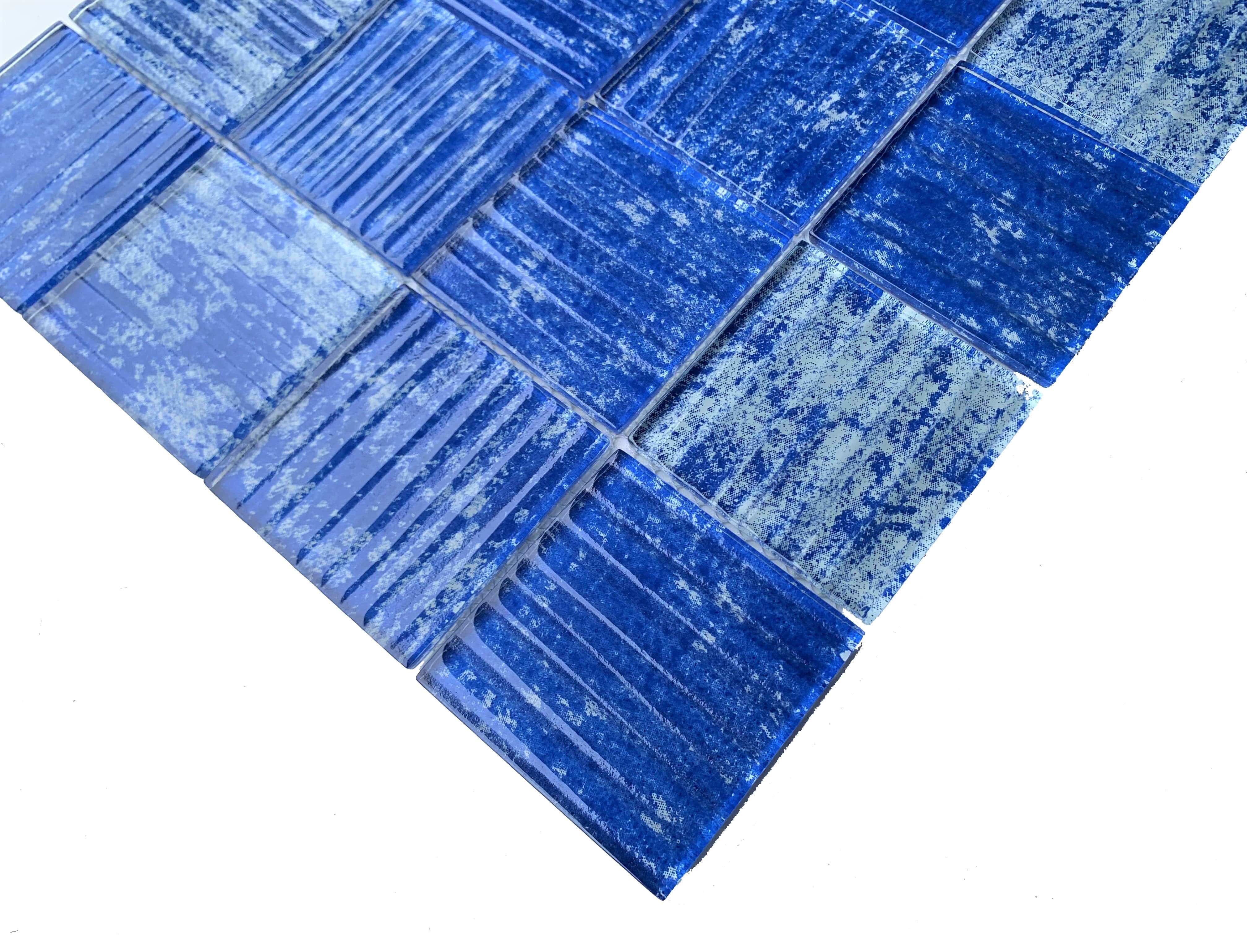 Cascade Light Brush 3x3 - Pool Tile - Tiles and Deco