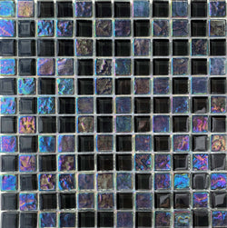 Equinox Black 1x1 Tile - Tiles and Deco