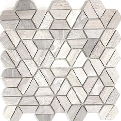 Hex Greek Mosaic tile is great for Accent Walls, Backsplash, Bathrooms, Shower Floors - Tiles and Deco