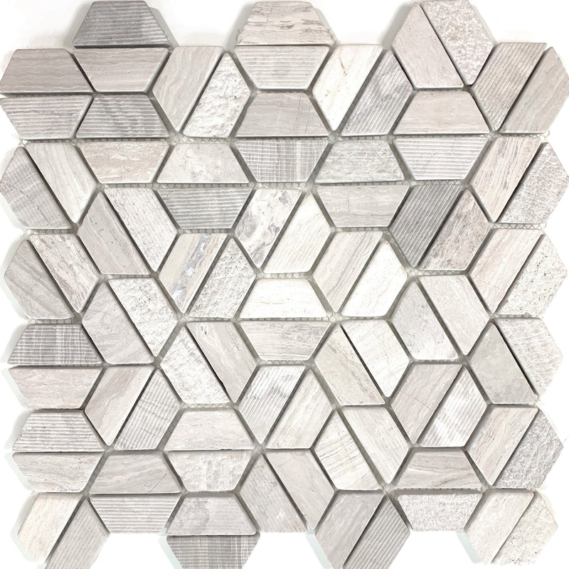 Hex Greek Mosaic tile is great for Accent Walls, Backsplash, Bathrooms, Shower Floors - Tiles and Deco