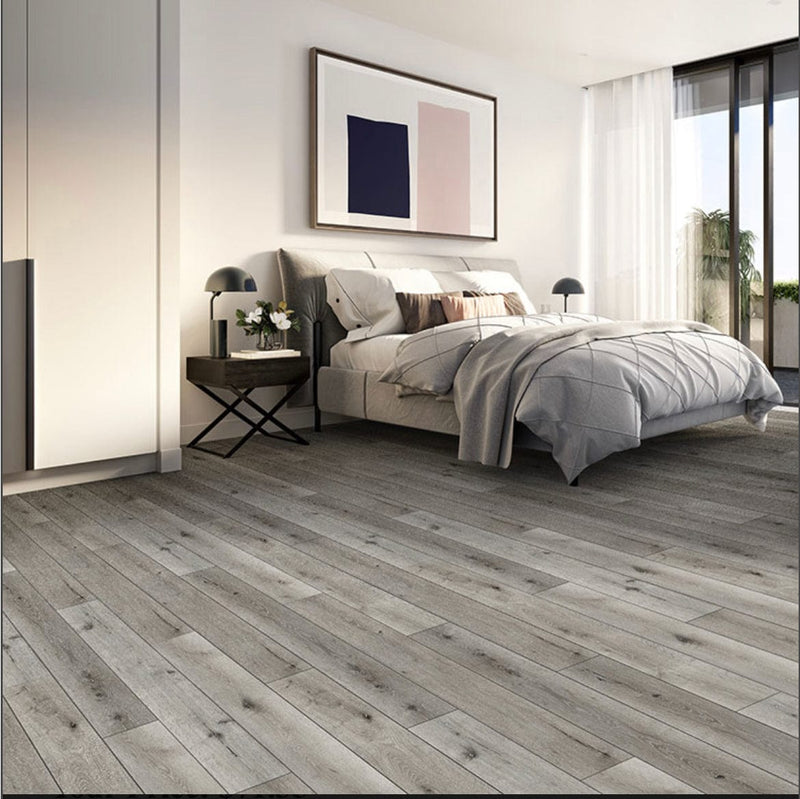 Luxury Vinyl Flooring - Hickory Greige 9x60 - $3.97/SQFT - Tiles and Deco