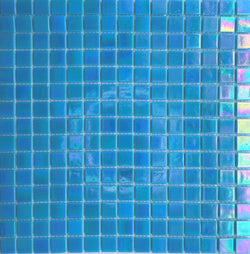 Italy Azure tile is made of glass suitable for swimming pools, shower walls, backsplash, Jacuzzi, and spa - Tiles and Deco