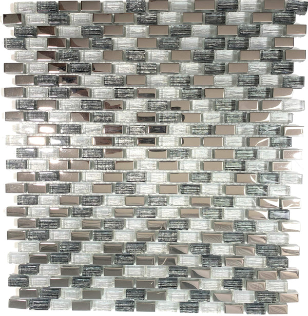 Luxe Arcadia MiniBrick tile is great for Accent Walls, Backsplash, Bathrooms, and More - Tiles and Deco
