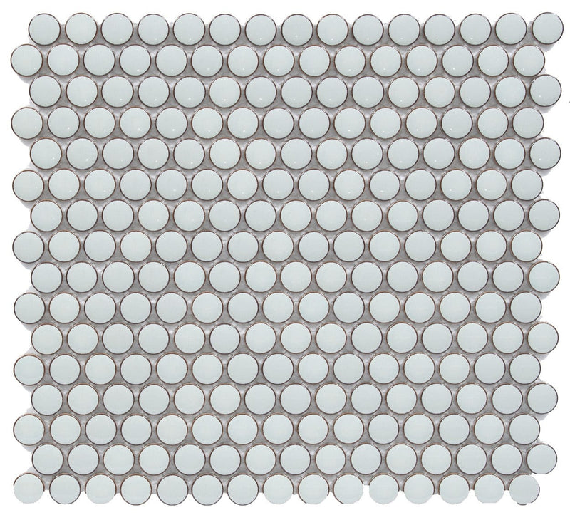 Mint Green Penny Round 12x12 - Tiles and Deco