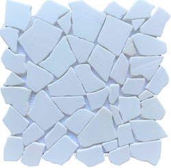 Rivera Pebble White is great for Accent Walls, Backsplash, Bathrooms, Shower Floors, and More - Tiles and Deco